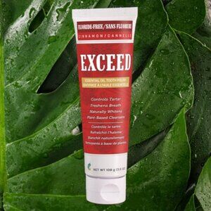 Exceed Essential Oil Tooth Polish Cinnamon Fluoride-Free 3.8oz - Whitening Clean